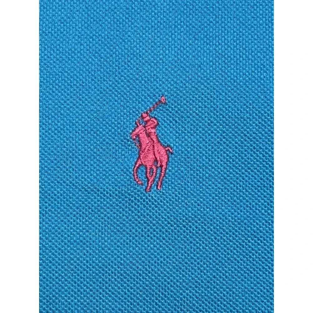 Polo Ralph Lauren Polo Shirt Men XXL Blue Short Sleeve Pony Cotton Classic